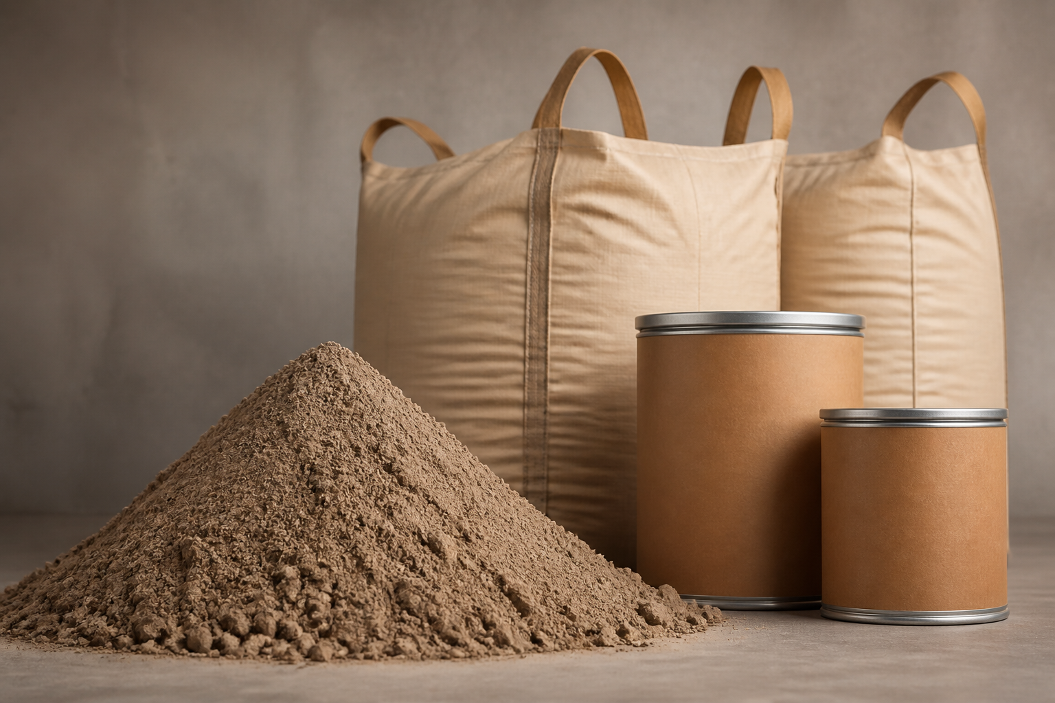 Bentonite powder industrial mineral